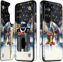 Load image into Gallery viewer, Samsung Galaxy S25 Plus Flower Designs Credit Card Holder Protective Phone Cover - Redpepper Cases