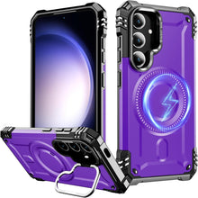 Load image into Gallery viewer, Samsung Galaxy S25 Plus Hidden Metal Kickstand,Military - Grade Shockproof Protective Phone Cover - Redpepper Cases
