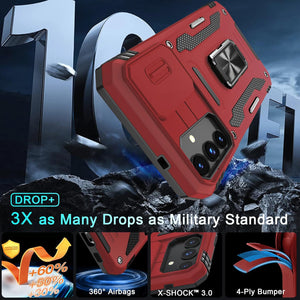 Samsung Galaxy S25+ Plus Slide Camera Cover+Screen Protector - Redpepper Cases