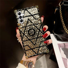 Load image into Gallery viewer, Samsung Galaxy S25+ Plus Soft TPU Bumper with Elegant Metal Corners &amp; Ring Kickstand - Redpepper Cases
