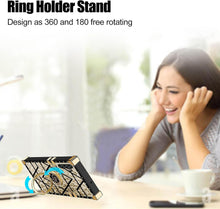 Load image into Gallery viewer, Samsung Galaxy S25+ Plus Soft TPU Bumper with Elegant Metal Corners &amp; Ring Kickstand - Redpepper Cases