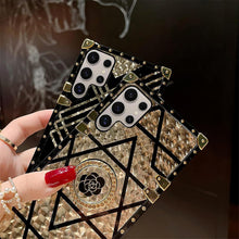 Load image into Gallery viewer, Samsung Galaxy S25+ Plus Soft TPU Bumper with Elegant Metal Corners &amp; Ring Kickstand - Redpepper Cases