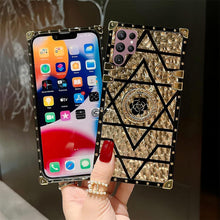 Load image into Gallery viewer, Samsung Galaxy S25+ Plus Soft TPU Bumper with Elegant Metal Corners &amp; Ring Kickstand - Redpepper Cases