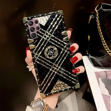 Load image into Gallery viewer, Samsung Galaxy S25+ Plus Soft TPU Bumper with Elegant Metal Corners &amp; Ring Kickstand - Redpepper Cases