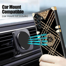 Load image into Gallery viewer, Samsung Galaxy S25+ Plus Soft TPU Bumper with Elegant Metal Corners &amp; Ring Kickstand - Redpepper Cases