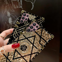 Load image into Gallery viewer, Samsung Galaxy S25+ Plus Soft TPU Bumper with Elegant Metal Corners &amp; Ring Kickstand - Redpepper Cases