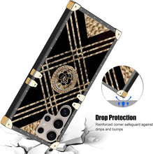 Load image into Gallery viewer, Samsung Galaxy S25+ Plus Soft TPU Bumper with Elegant Metal Corners &amp; Ring Kickstand - Redpepper Cases