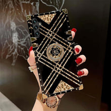 Load image into Gallery viewer, Samsung Galaxy S25+ Plus Soft TPU Bumper with Elegant Metal Corners &amp; Ring Kickstand - Redpepper Cases