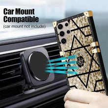 Load image into Gallery viewer, Samsung Galaxy S25+ Plus Soft TPU Bumper with Elegant Metal Corners &amp; Ring Kickstand - Redpepper Cases