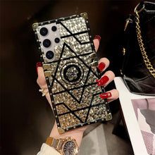 Load image into Gallery viewer, Samsung Galaxy S25+ Plus Soft TPU Bumper with Elegant Metal Corners &amp; Ring Kickstand - Redpepper Cases