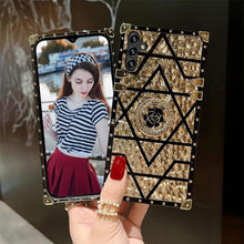 Load image into Gallery viewer, Samsung Galaxy S25+ Plus Soft TPU Bumper with Elegant Metal Corners &amp; Ring Kickstand - Redpepper Cases