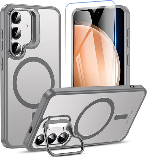Samsung Galaxy S25 Protective Kickstand & Holder Screen Protector - Redpepper Cases