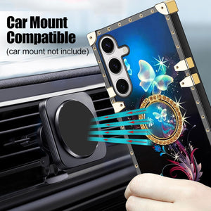 Samsung Galaxy S25 Ring Stand Strap Lanyard Shockproof Protective Cover - Redpepper Cases