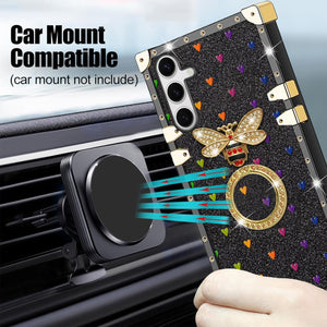 Samsung Galaxy S25 Ring Stand Strap Lanyard Shockproof Protective Cover - Redpepper Cases