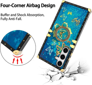Samsung Galaxy S25 Ring Stand Strap Lanyard Shockproof Protective Cover - Redpepper Cases