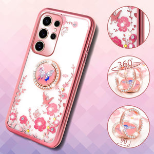Samsung Galaxy S25 Ultra 5G Glitter Luxury Soft Silicone Clear Phone Case - Redpepper Cases