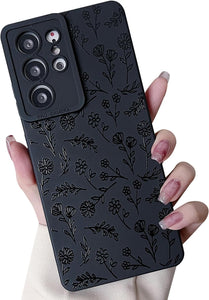 Samsung Galaxy S25 Ultra Cute Butterfly Pattern Design Silicone Phone Case - Redpepper Cases