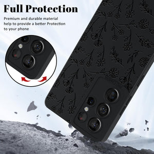 Samsung Galaxy S25 Ultra Cute Butterfly Pattern Design Silicone Phone Case - Redpepper Cases