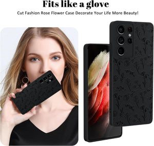 Samsung Galaxy S25 Ultra Cute Butterfly Pattern Design Silicone Phone Case - Redpepper Cases