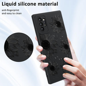 Samsung Galaxy S25 Ultra Cute Butterfly Pattern Design Silicone Phone Case - Redpepper Cases