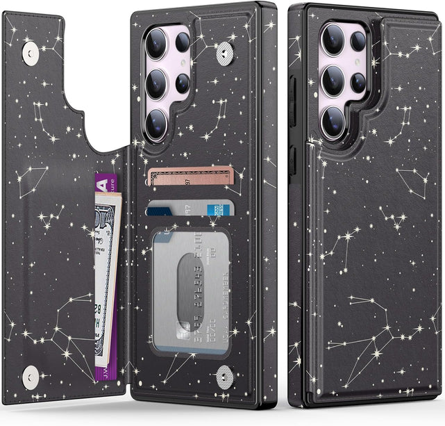 Samsung Galaxy S25 Ultra Flip Folio Leather Kickstand Credit Card Hold – Redpepper Cases Samsung Galaxy S25 Ultra Flip Folio Leather Kickstand Credit Card Hold – Redpepper Cases