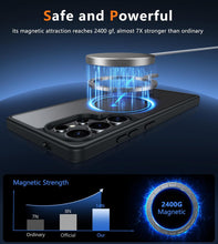 Load image into Gallery viewer, Samsung Galaxy S25 - Ultra Magnetic Translucent Matte Shockproof Phone Cover - Redpepper Cases