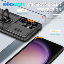 Load image into Gallery viewer, Samsung Galaxy S25 Ultra Slide Camera Lens Cover+Screen Protector+Ring Holder - Redpepper Cases
