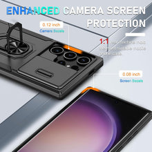 Load image into Gallery viewer, Samsung Galaxy S25 Ultra Slide Camera Lens Cover+Screen Protector+Ring Holder - Redpepper Cases