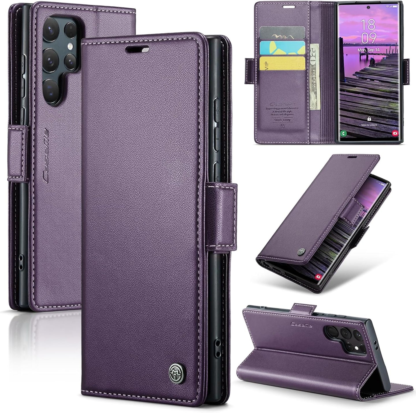 Samsung Galaxy S25 Ultra Wallet Case with Credit Card Holder - Redpepper Cases