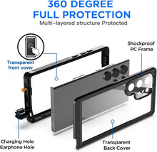 Load image into Gallery viewer, Samsung Galaxy S25 Waterproof Clear Case - Redpepper Cases