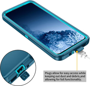 Samsung Galaxy S25/S24 Plus 3 - Layer Screen Protector Rugged Heavy Duty Cover Case - Redpepper Cases