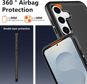Samsung Galaxy S25/S24 Plus Full Body Heavy Duty Rugged Shockproof Protective Phone Case - Redpepper Cases