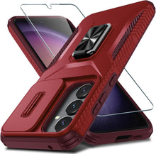 Load image into Gallery viewer, Samsung Galaxy S25/S24 Plus Screen Protector and Slide Camera Cover - Redpepper Cases