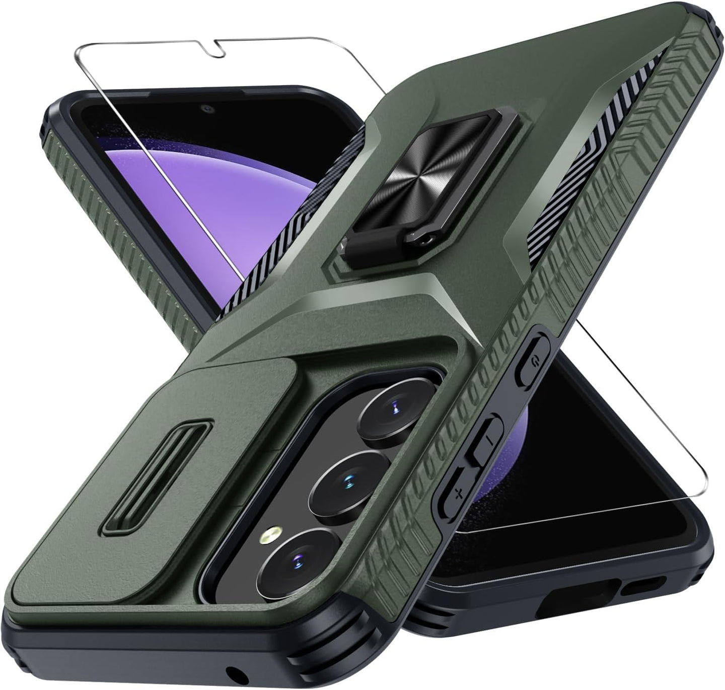 Samsung Galaxy S25/S24 Plus Screen Protector and Slide Camera Cover - Redpepper Cases