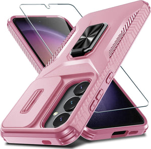 Samsung Galaxy S25/S24 Plus Screen Protector and Slide Camera Cover - Redpepper Cases