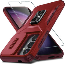 Load image into Gallery viewer, Samsung Galaxy S25/S24 Plus Screen Protector and Slide Camera Cover - Redpepper Cases