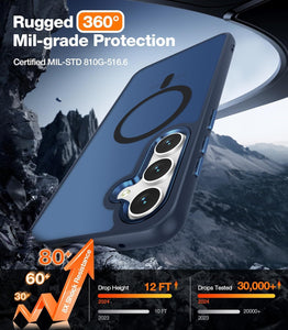 Samsung Galaxy S25/S24 Plus Screen Protector Translucent Magnetic Case - Redpepper Cases