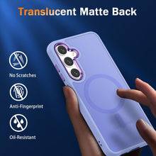Load image into Gallery viewer, Samsung Galaxy S25/S24 Plus Screen Protector Translucent Magnetic Case - Redpepper Cases