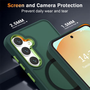 Samsung Galaxy S25/S24 Plus Screen Protector Translucent Magnetic Case - Redpepper Cases