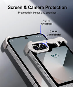 Samsung Galaxy Z Flip 6 360°Rotatable Stand Holder Minimalist Slim Hard Bumper Thin Phone Case - Redpepper Cases