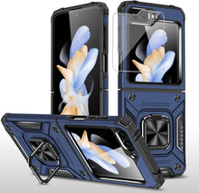Load image into Gallery viewer, Samsung Galaxy Z Flip 6 5G Tempered Glass Screen Protector with 360 Ring Holder Stand - Redpepper Cases