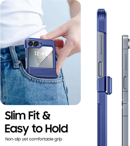 Samsung Galaxy Z Flip 6 Card Holder & Hinge Protection & Screen Protector - Redpepper Cases