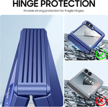 Load image into Gallery viewer, Samsung Galaxy Z Flip 6 Card Holder &amp; Hinge Protection &amp; Screen Protector - Redpepper Cases