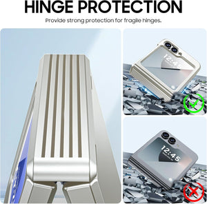 Samsung Galaxy Z Flip 6 Card Holder & Hinge Protection & Screen Protector - Redpepper Cases
