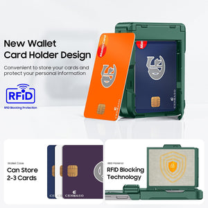 Samsung Galaxy Z Flip 6 Card Holder & Hinge Protection & Screen Protector - Redpepper Cases