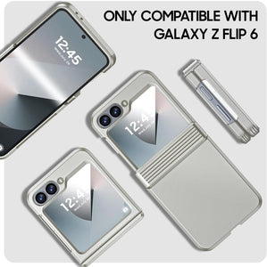 Samsung Galaxy Z Flip 6 Card Holder & Hinge Protection & Screen Protector - Redpepper Cases