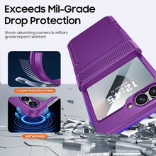 Load image into Gallery viewer, Samsung Galaxy Z Flip 6 Card Holder &amp; Hinge Protection &amp; Screen Protector - Redpepper Cases
