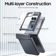 Load image into Gallery viewer, Samsung Galaxy Z Flip 6 Card Holder &amp; Hinge Protection &amp; Screen Protector - Redpepper Cases