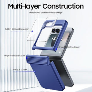 Samsung Galaxy Z Flip 6 Card Holder & Hinge Protection & Screen Protector - Redpepper Cases