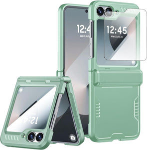 Samsung Galaxy Z Flip 6 Card Holder & Hinge Protection & Screen Protector - Redpepper Cases